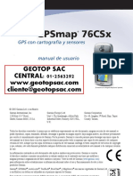 Gpsmap76csx Manual de Usuario Geotop PDF