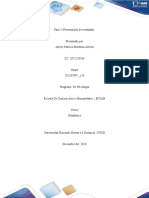 Paso 5 - Precentacion de Resultados