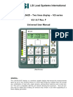 LS420 & LS425 - Two Lines Display - V2i Series V2.1.0.7 Rev. F Universal User Manual