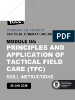 Principles and Application of Tactical Field Care (TFC) : Skill Instructions