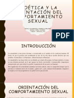 Bioética y La Orientación Del Comportamiento Sexual