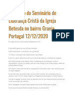 Seminario de Lideranças Da Igreja Betesta