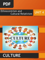 Ethnocentrism and Cultural Relativism