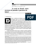 A Sociologia rural no Brasil entre escravos do passado e parceiros do futuro