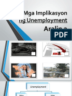 Mga Implikasyon NG Unemployment