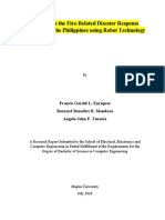 A Study On The Fire-Related Disaster Response Scenarios in The Philippines Using Robot Technology