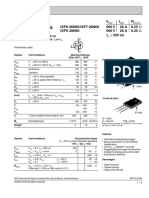 Hiperfet Power Mosfets: V I R Ixfh 26N60/Ixft 26N60 600 V 26 A 0.25 Ixfk 28N60 600 V 28 A 0.25 T 250 Ns