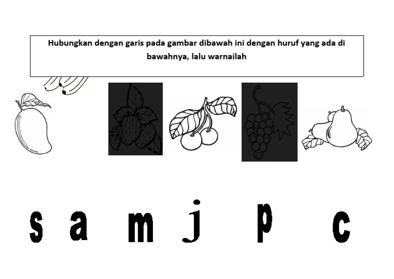 Menghubungkan Gambar Dengan Huruf Pdf