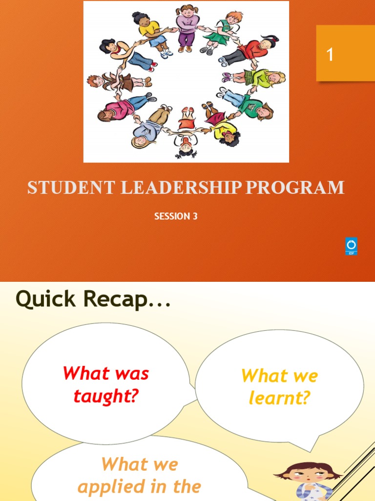 Student Leadership Program: Session 3 | Download Free PDF | Applied ...