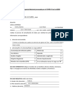 Formato actualización datos préstamo emergencia COVID