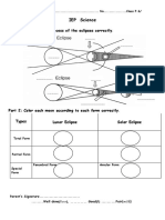 IEP Science: Part 1: Fill in Each Process of The Eclipses Correctly