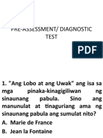 Pre-Assessment Fil 7