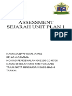 Assessment Sejarah Unit Plan 1