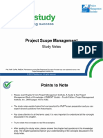 Project Scope Management: Study Notes