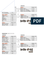 Nota Pesanan Kokofe