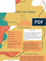 Child Case Study: EDI 380-01 Option 2 Areli Berlanga