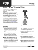 Product Bulletin Fisher Yd Ys Control Valves en 125150 PDF