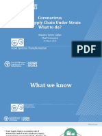 Coronavirus Food Supply Chain Under Strain What To Do?