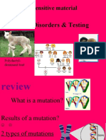 Mutations & Genetic Disorders