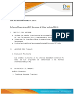 Plantilla Word Informe Gerencial Financiero