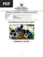 Las Learning Acitivity Sheet Week: Department of Education