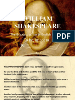 William Shakespeare: " To Be, or Not To Be"