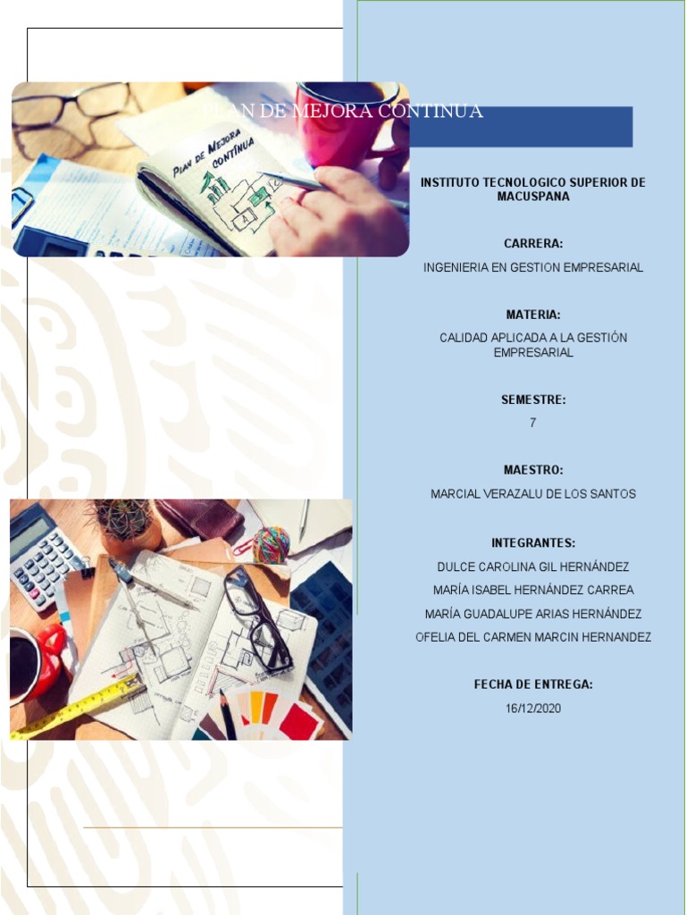 Plan de Mejora Continua Empresarial | PDF | Vulnerabilidad (informática ...