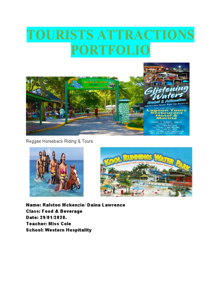Tourists Attractions Portfolio 1 PDF