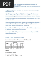 TP VAM Solved Examples