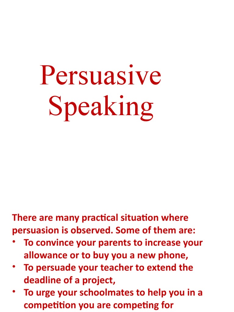 Types of Persuasive Speech Credibility | PDF | Persuasion | Credibility