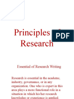 6 Principles of Research