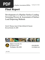 Pipeline Surface Loading Screening Process 2009
