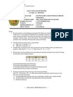 Soal UTS Matematika Ekonomi PDF