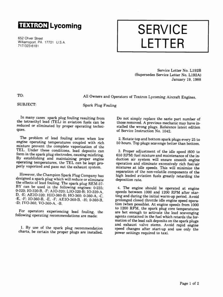 Spark Plug Fouling PDF Engines Carburetor