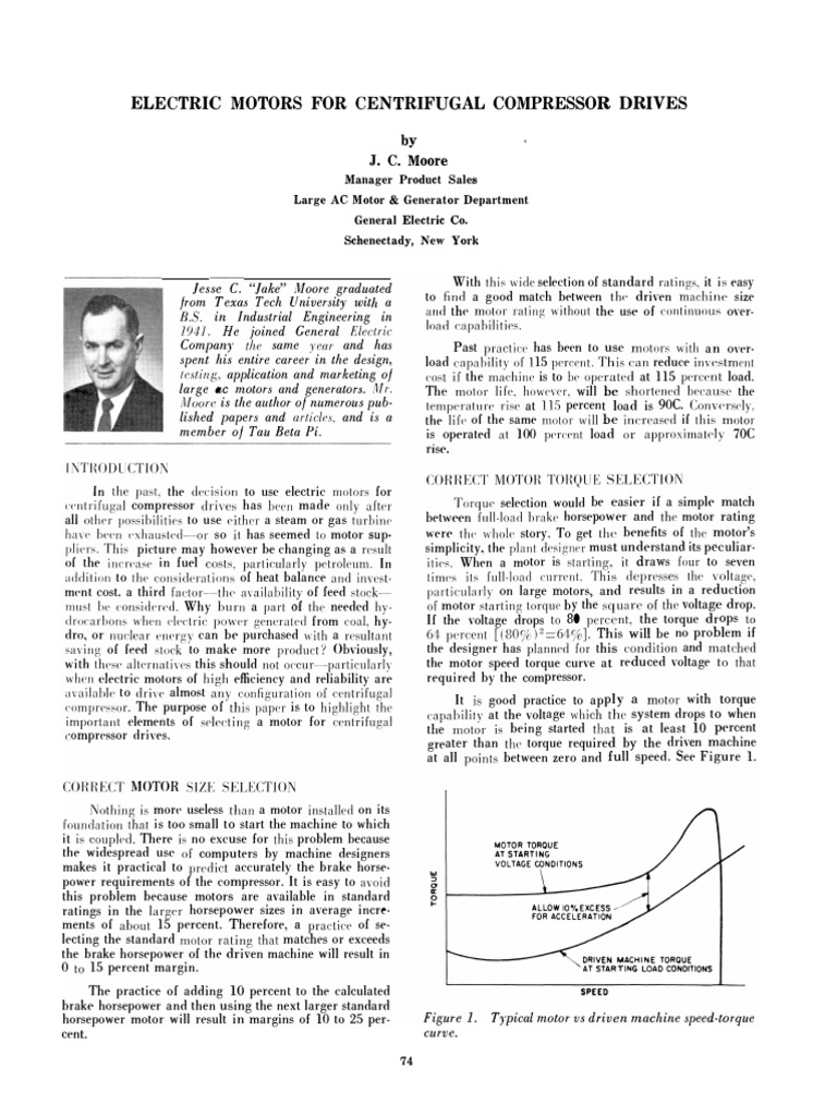 Electric Motors for Compressor Drives | PDF | Electric Motor | Resonance