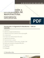 Trabajo de Procesos de Manufactura Ii - Grupo 7 - Diapositivas