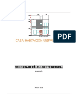 Memoria de Calculo de Casa Habitacion PDF