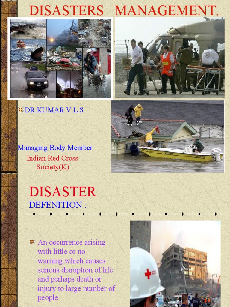 Disaster Management Overview and Strategies | PDF | Flood | Earthquakes