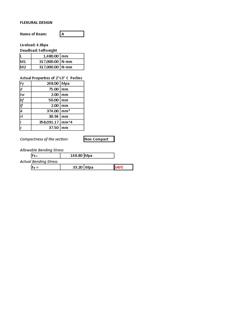 Temfacil Design | PDF | Structural Engineering | Bending