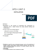 MTO-1 UNIT-3 DISTILLATION