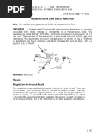 Transmission Line Fault Analysis - To - STD