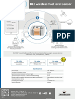 BLE Wireless Fuel Level Sensor: Driver Fleet Manager