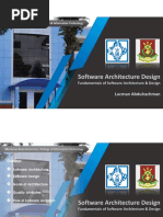 Fundamentals Software Architecture & Design