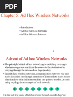 Ad Hoc Wireless Networks Ad Hoc Wireless Internet