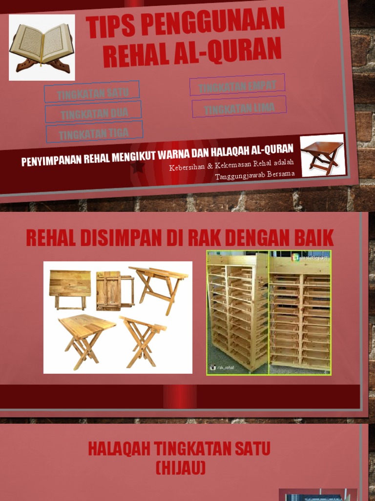 Panduan Penyimpanan Rehal | PDF