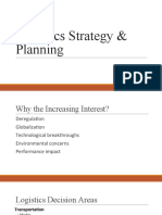 Logistics Strategy & Planning