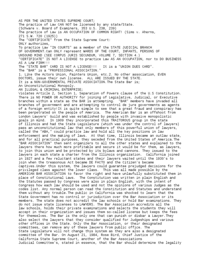 Bar Card For Ohio PDF Lawyer Bar Association