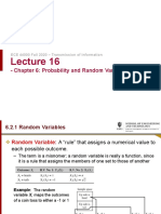 Chapter 6: Probability and Random Variables: ECE 44000 Fall 2020 - Transmission of Information