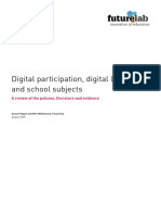 Digital Participation, Digital Literacy, and School Subjects
