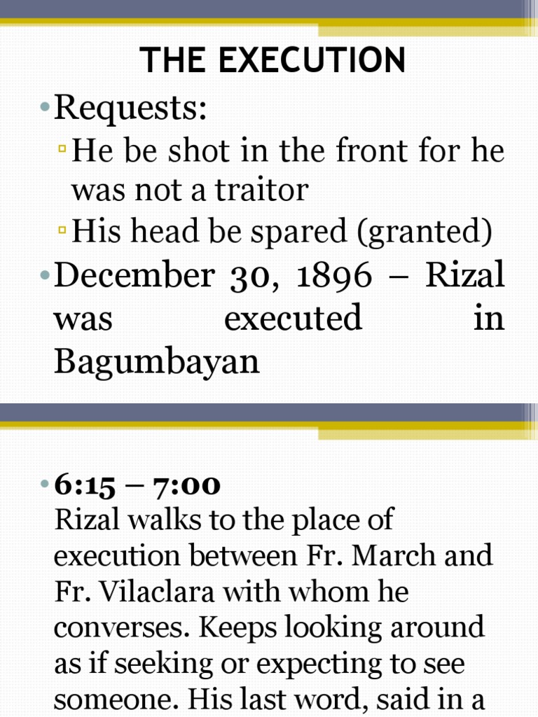 Execution of Jose Rizal at Bagumbayan | PDF